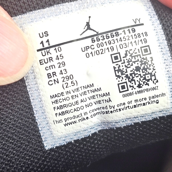 Jordan 1 Low White Gum Hyper Pink Men's | 11.0 - Picture 9 of 9